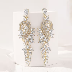 Luxury Crystal Chandelier Earrings