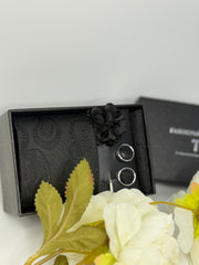 Black Paisley Luxury Tie Gift Set