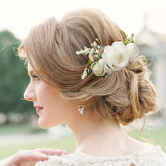 Ivory Rose Bridal Hair Comb