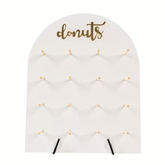 Wooden Donut Wall Display Stand