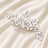 Luxury Pearl & Crystal Bridal Hair Comb