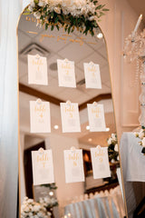 RENTAL - Luxury Mirror Wedding Seating Chart & Welcome Display - RENTAL