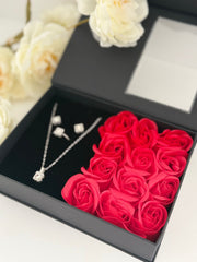 Luxury Rose Jewelry Gift Box Set