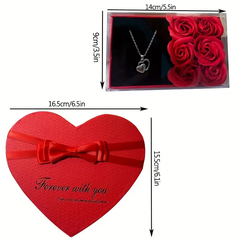 Heart Rose Box with Ring – Luxury Romantic Gift