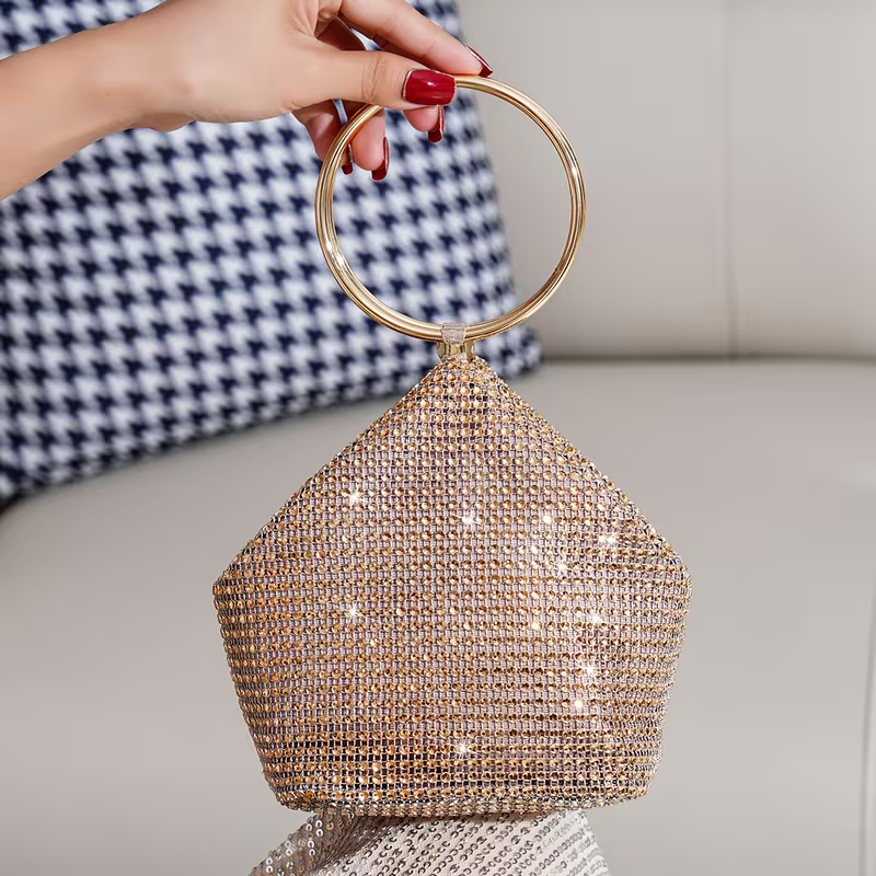 Luxury Rhinestone Crystal Evening Handbag