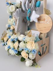 Luxury Baby Boy Welcome Gift Basket