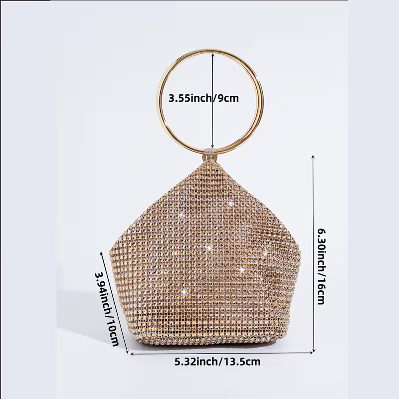 Luxury Rhinestone Crystal Evening Handbag