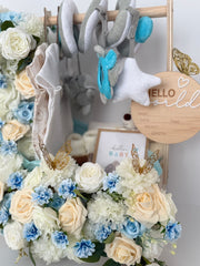 Luxury Baby Boy Welcome Gift Basket