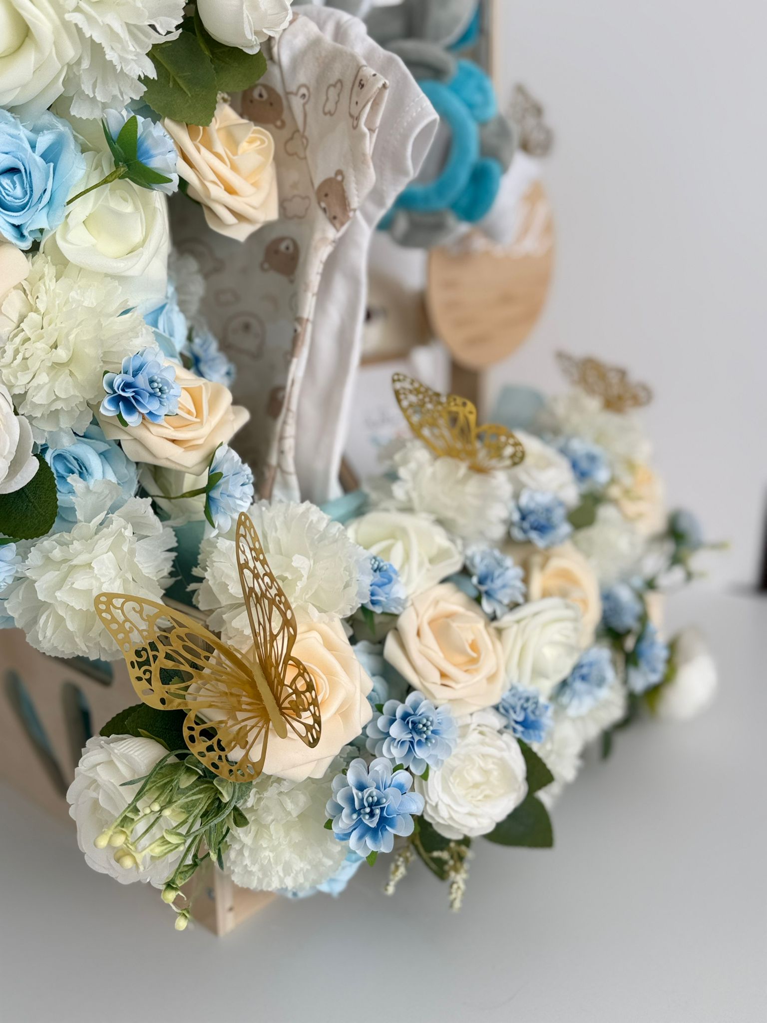Luxury Baby Boy Welcome Gift Basket