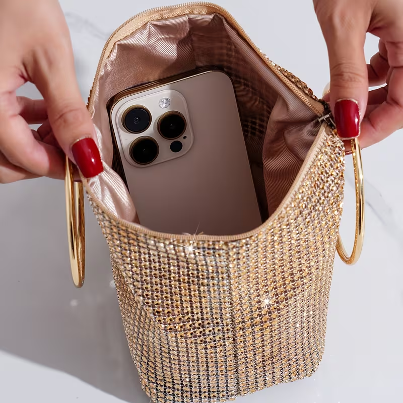 Luxury Rhinestone Crystal Evening Handbag