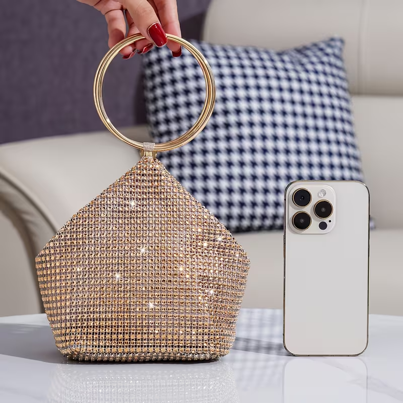 Luxury Rhinestone Crystal Evening Handbag