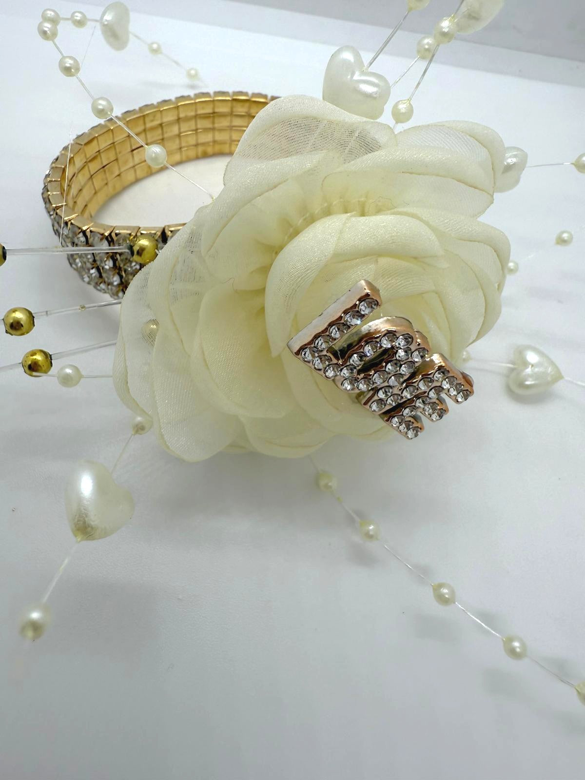 Gold & Ivory Love Corsage