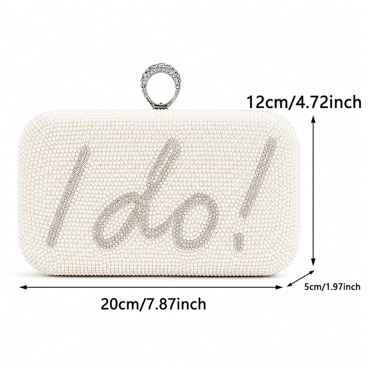 "I DO" Bridal Evening Clutch