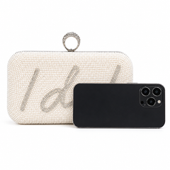 "I DO" Bridal Evening Clutch