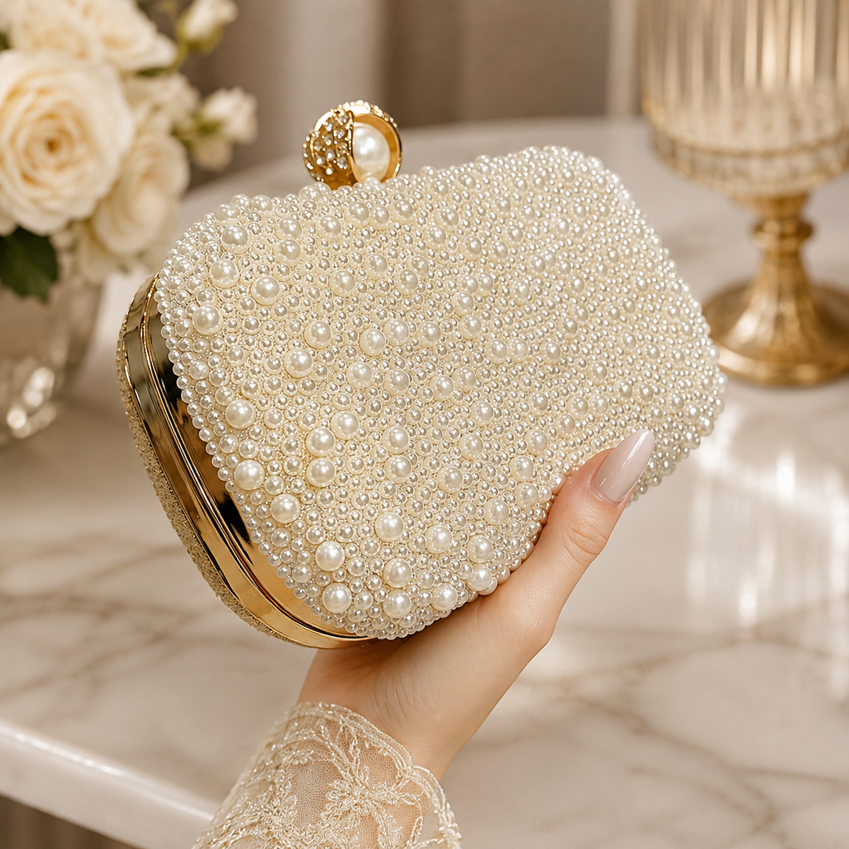 Pearl Evening Clutch
