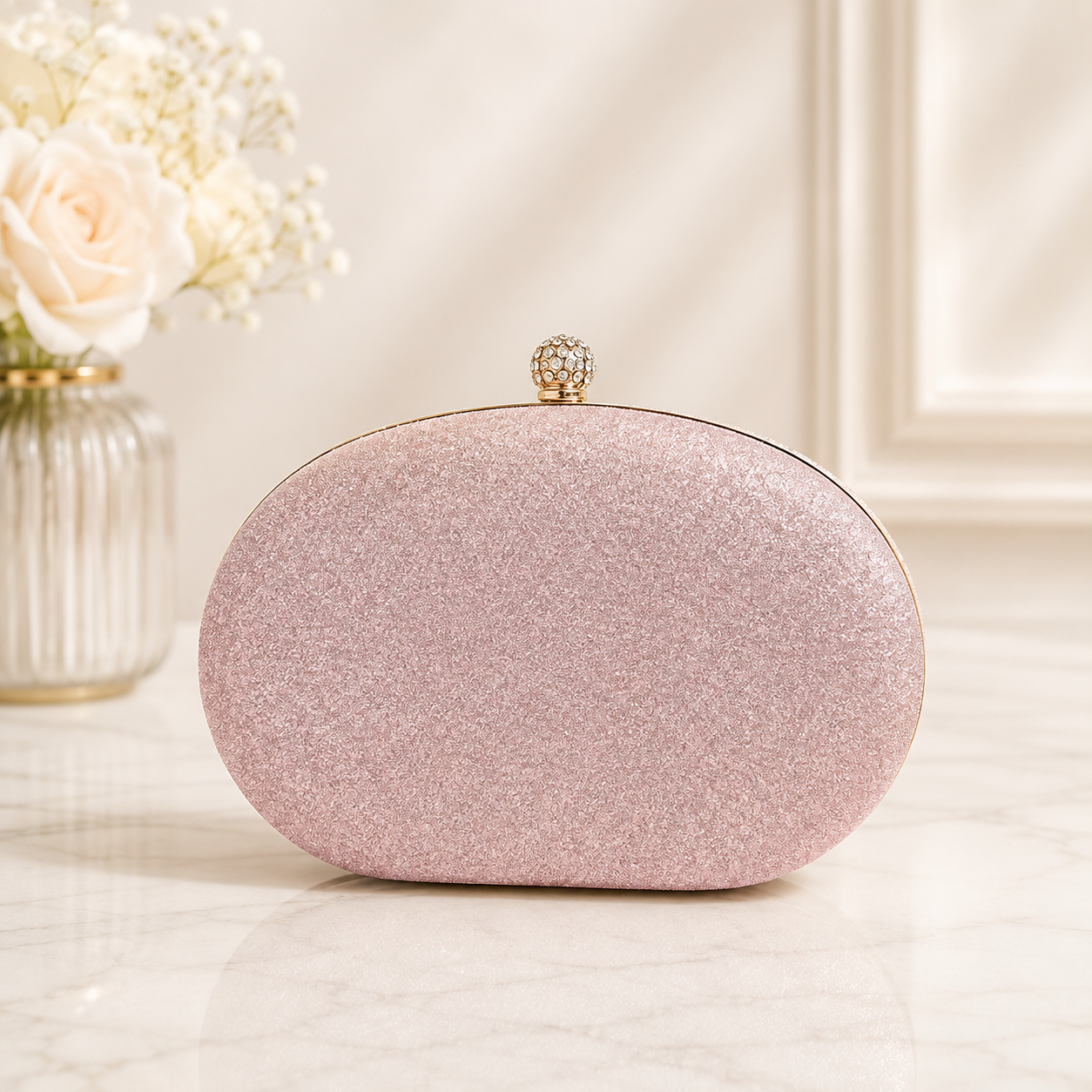 Elegant Pink Pearl Evening