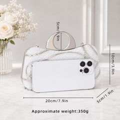 White Pearl Evening Clutch