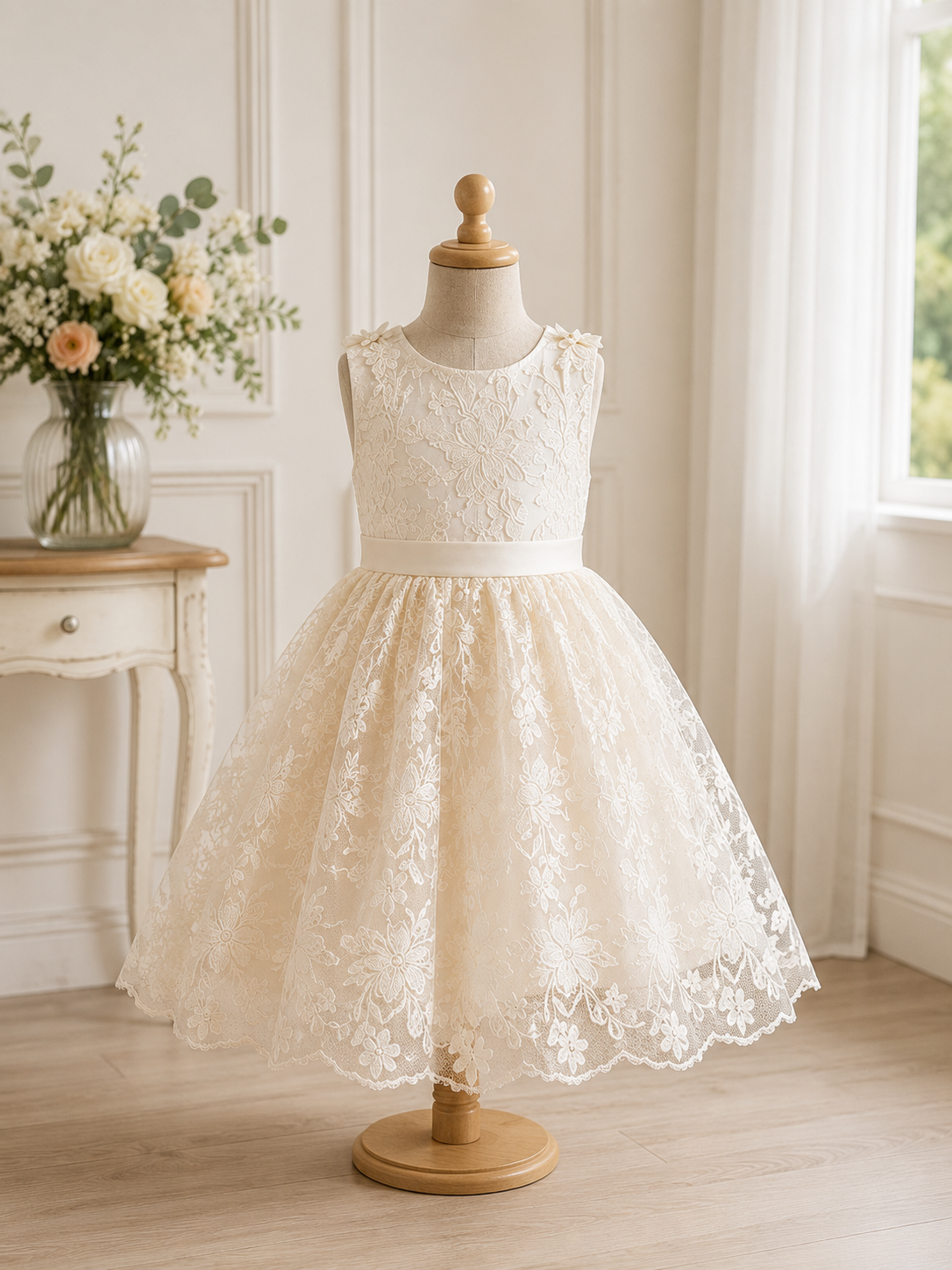 Elegant Princess Dress for 4-Year-Old Girls