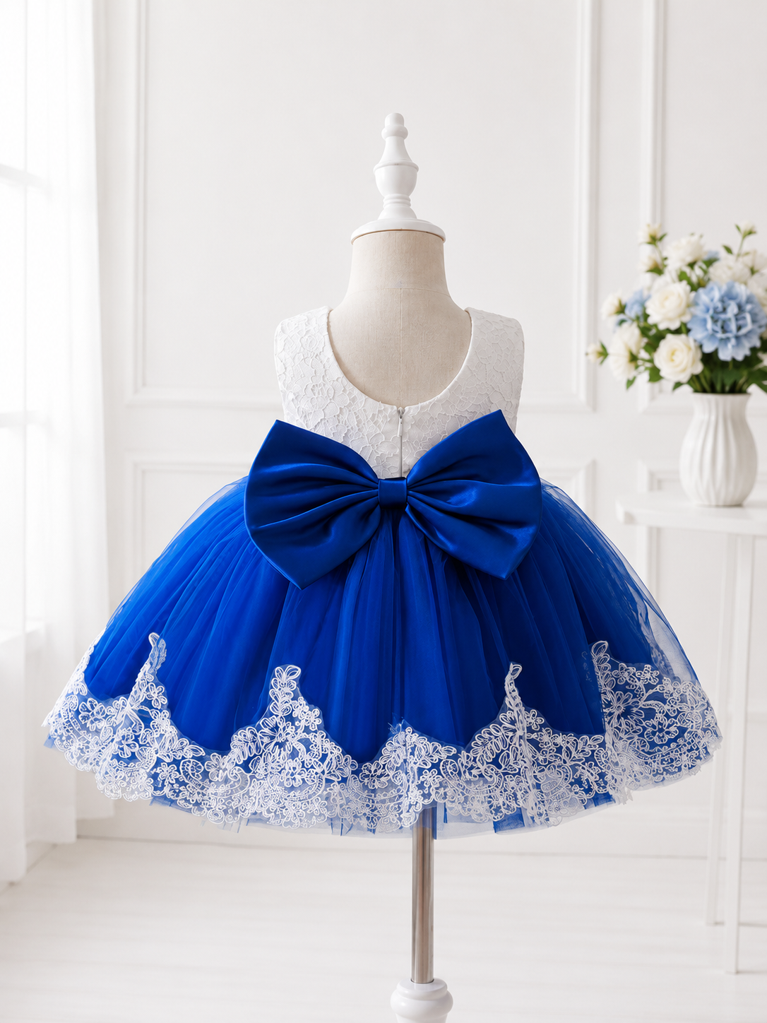 Royal Blue Girl Dress for 2-3 Yrs Old