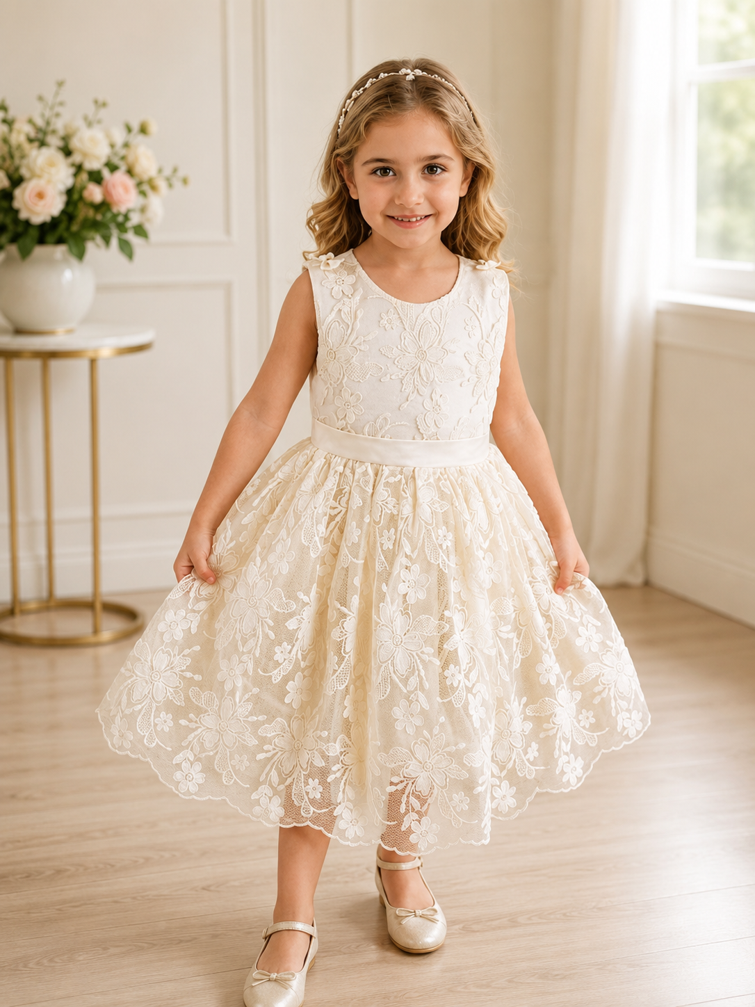 Elegant Princess Dress for 4-Year-Old Girls