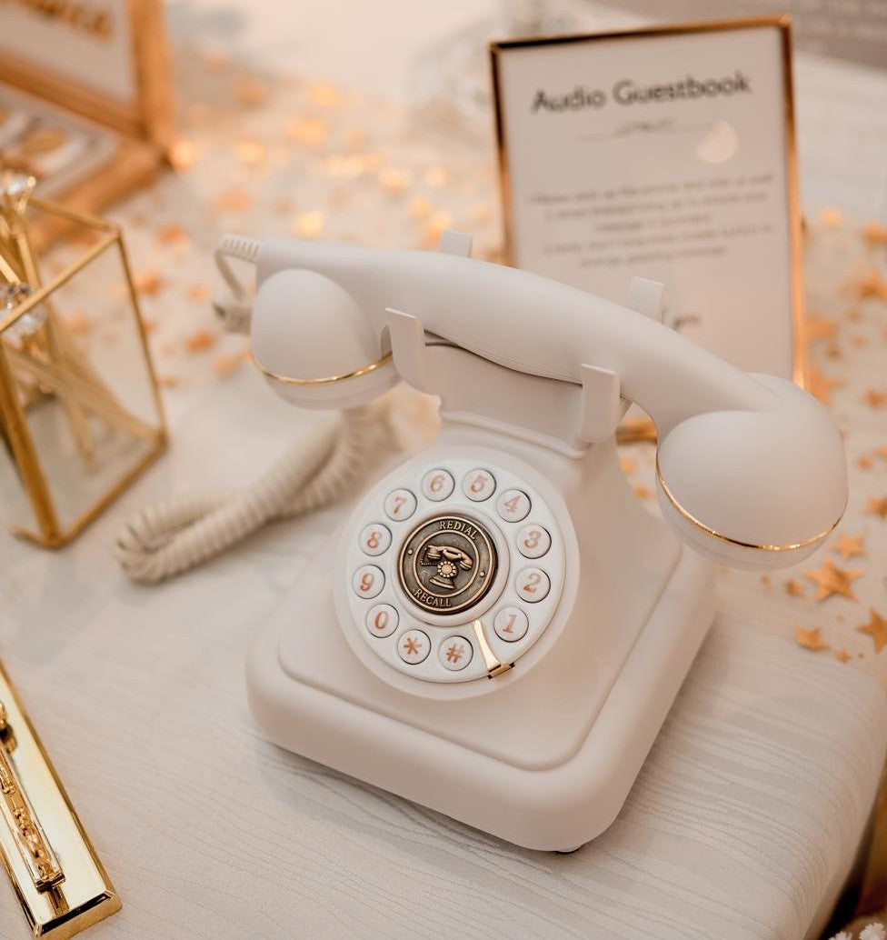 RENTAL- Vintage Audio Guestbook Telephone (Event Rental)