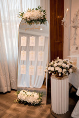 RENTAL - Luxury Mirror Wedding Seating Chart & Welcome Display - RENTAL
