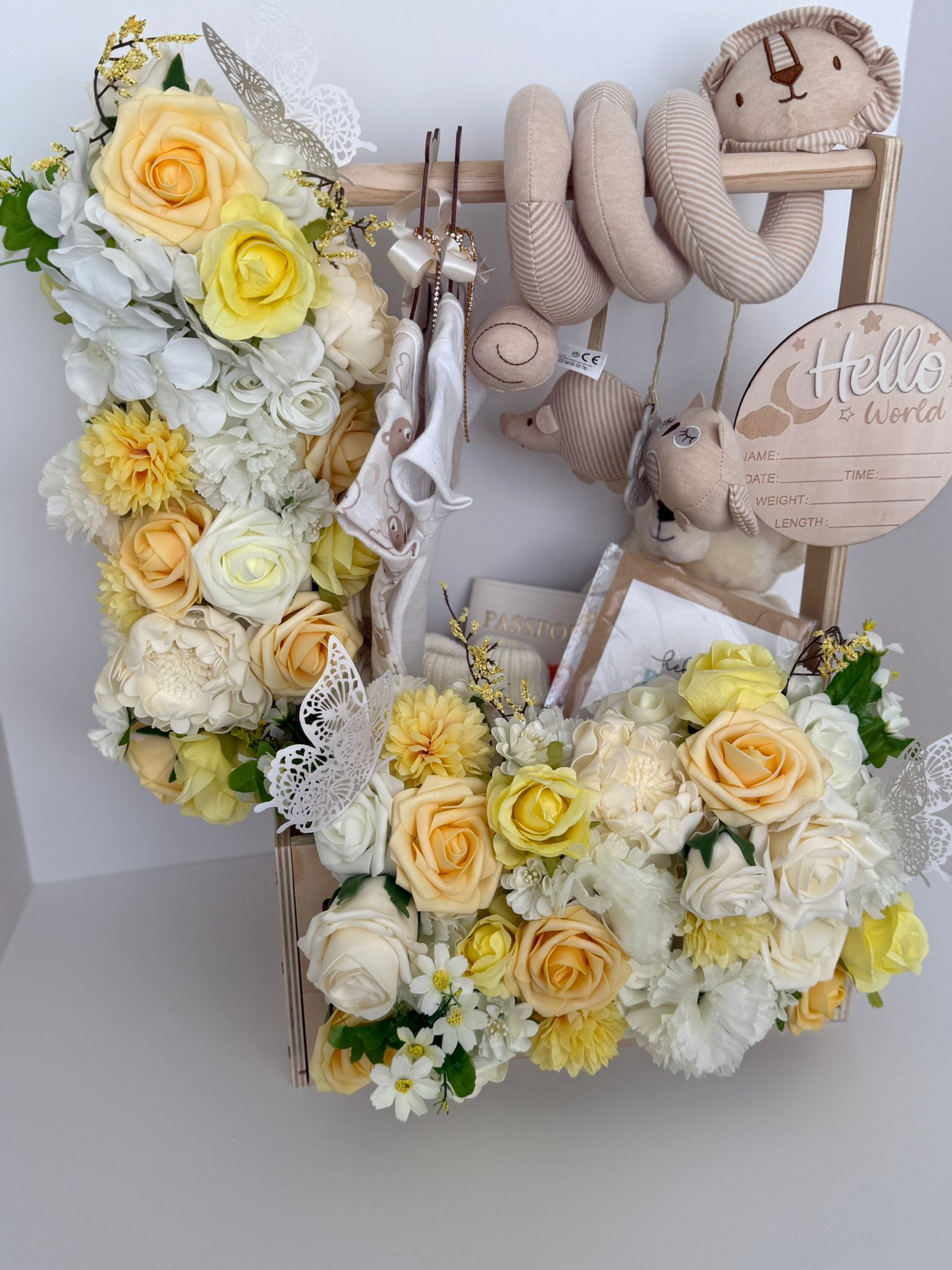 Luxury Baby Gift Basket – Elegant Newborn Gift Set