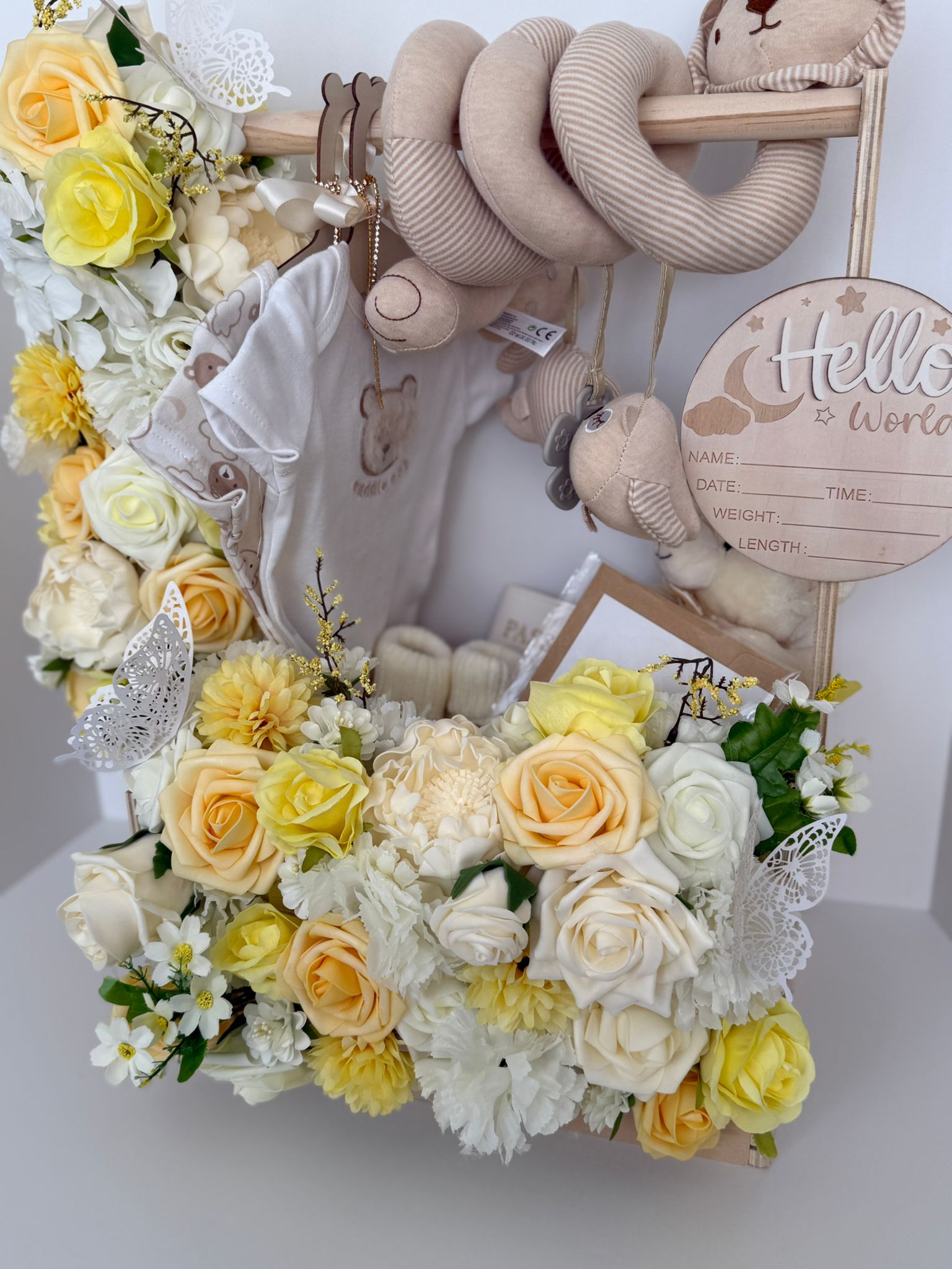 Luxury Baby Gift Basket – Elegant Newborn Gift Set