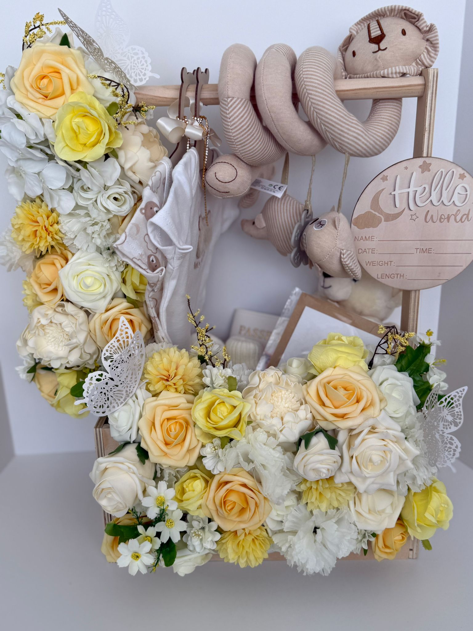 Luxury Baby Gift Basket – Elegant Newborn Gift Set