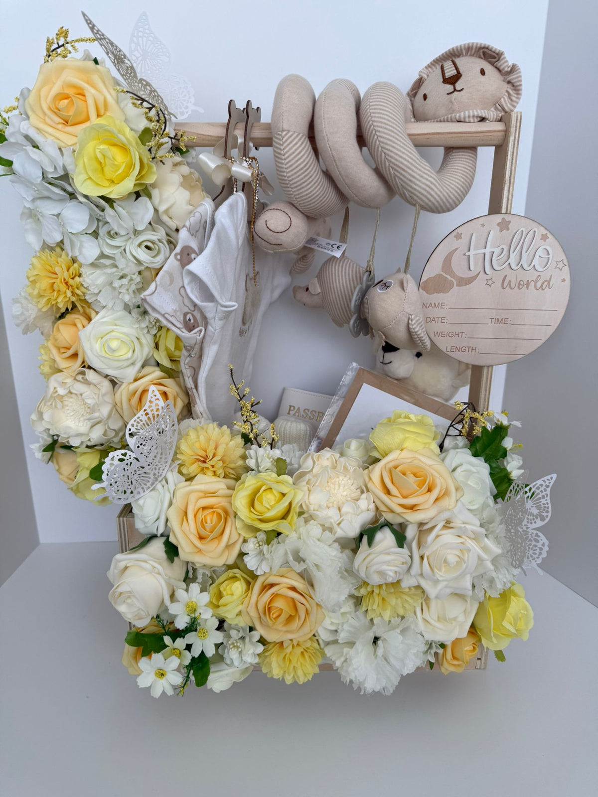 Luxury Baby Gift Basket – Elegant Newborn Gift Set