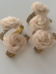 Luxury Ivory Floral Wrist Corsage Bracelet