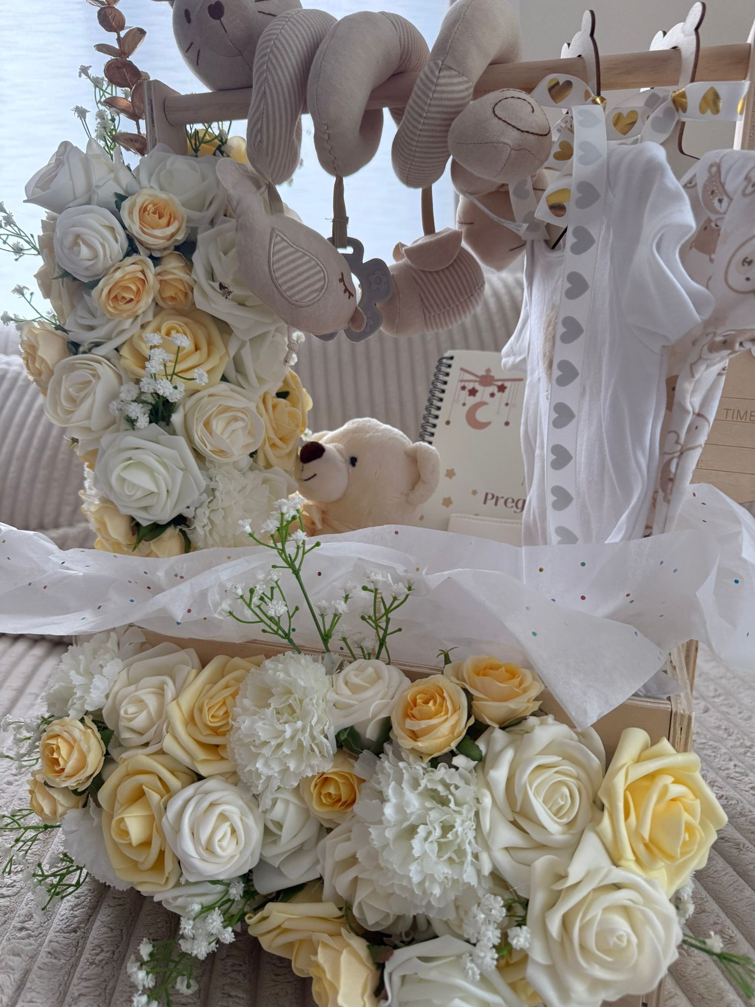 Luxury Neutral Baby Gift Basket
