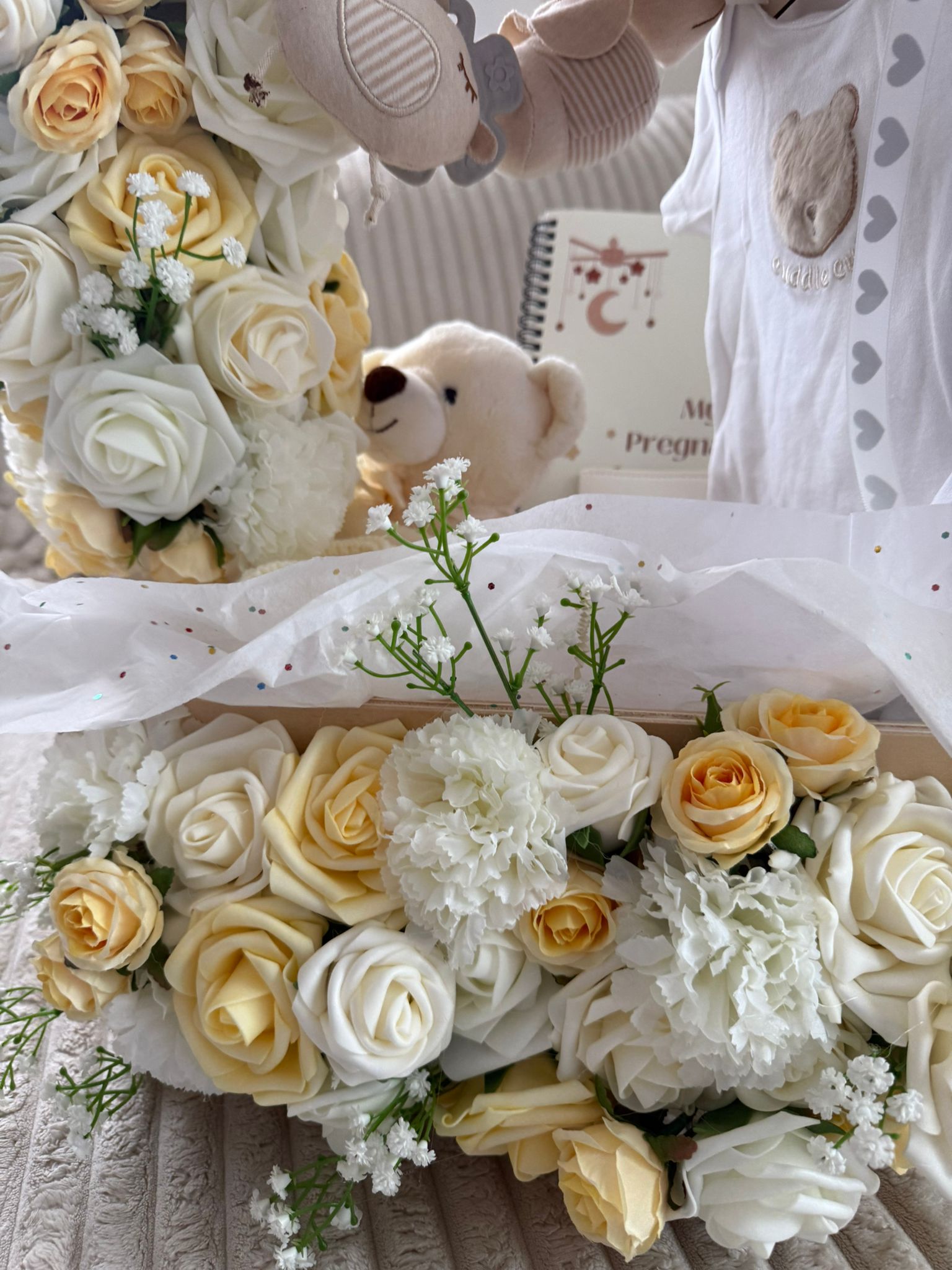 Luxury Neutral Baby Gift Basket
