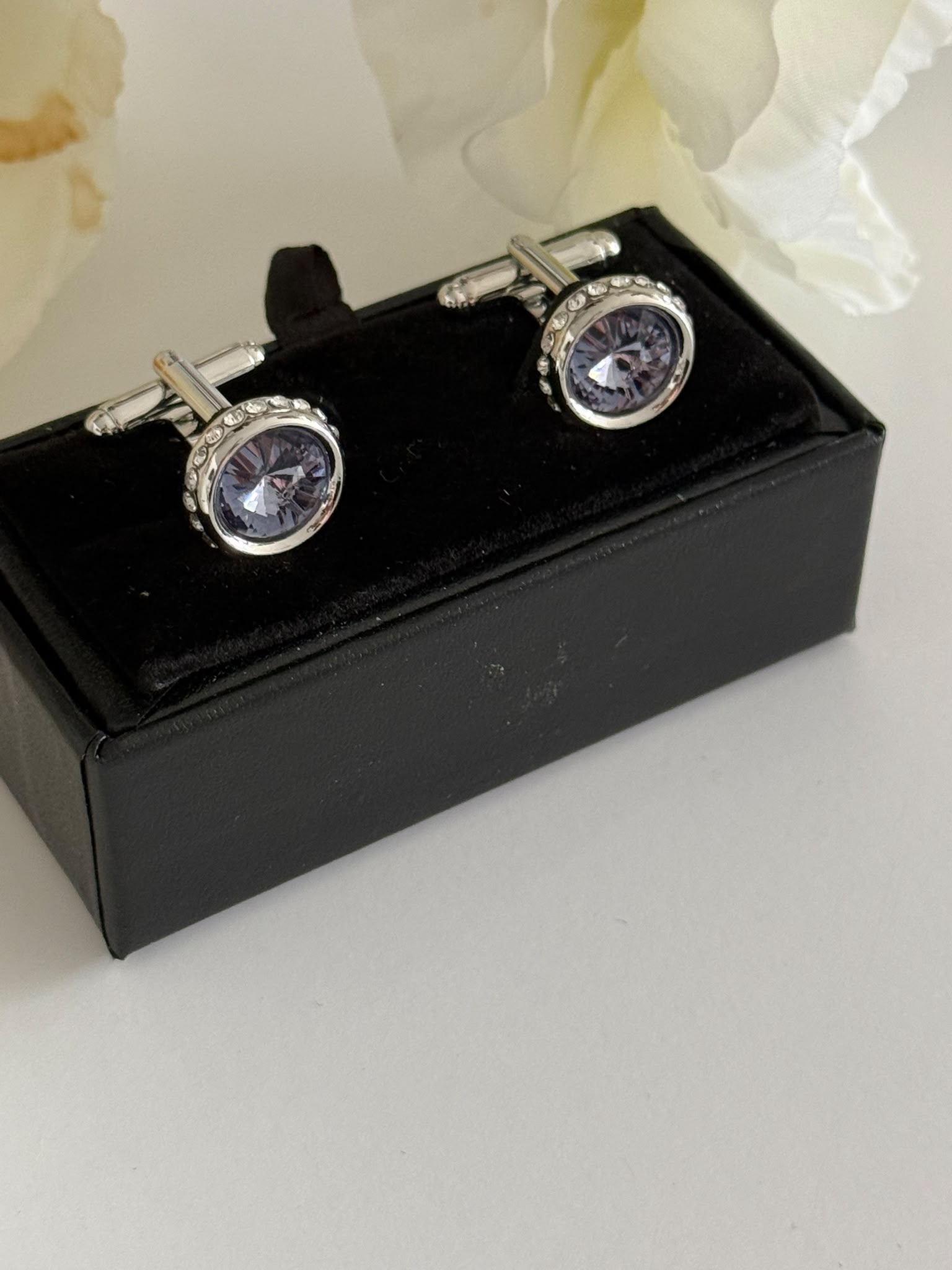 Luxury Amethyst Cufflinks for Men
