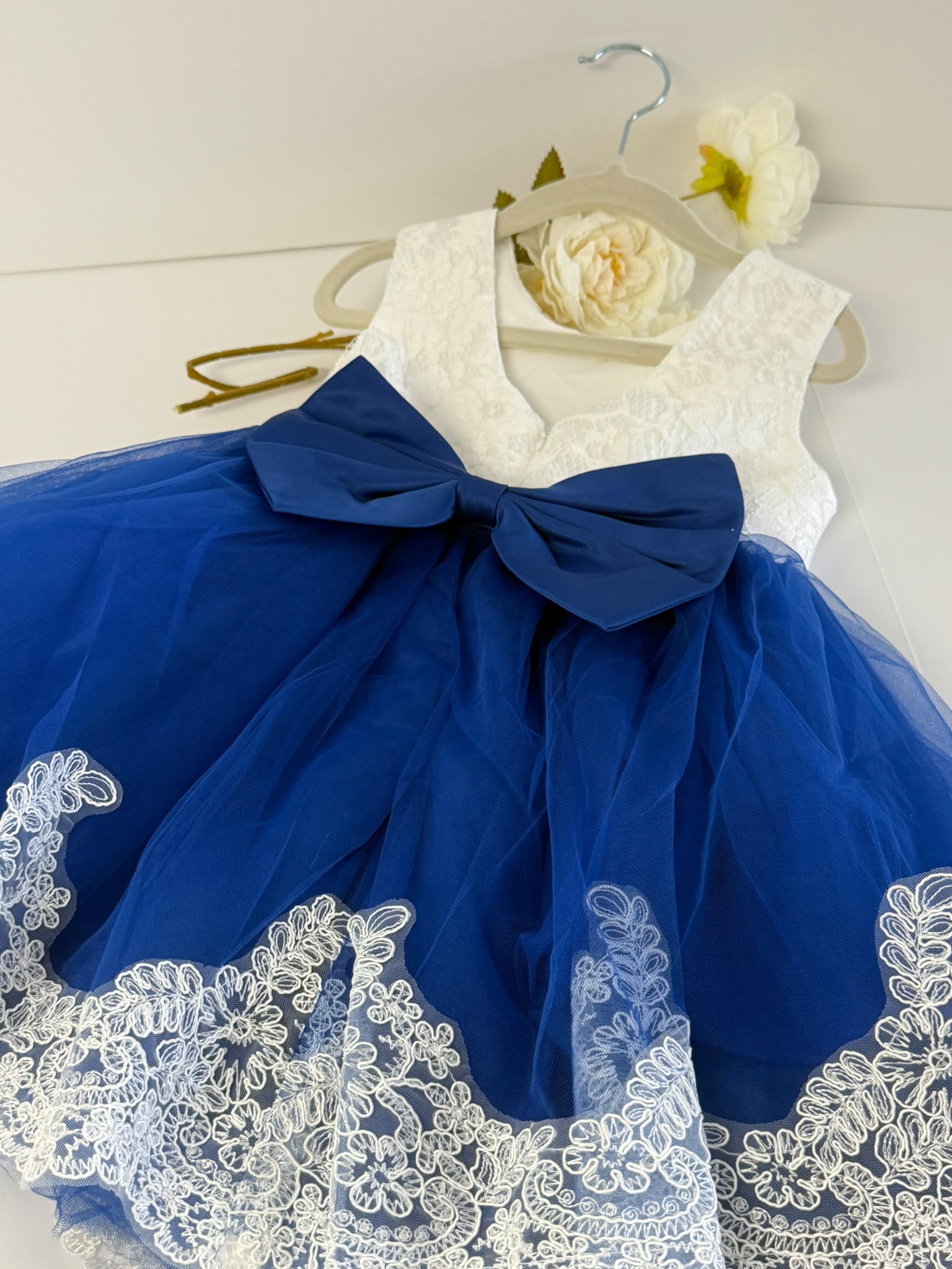 Royal Blue Girl Dress for 2-3 Yrs Old
