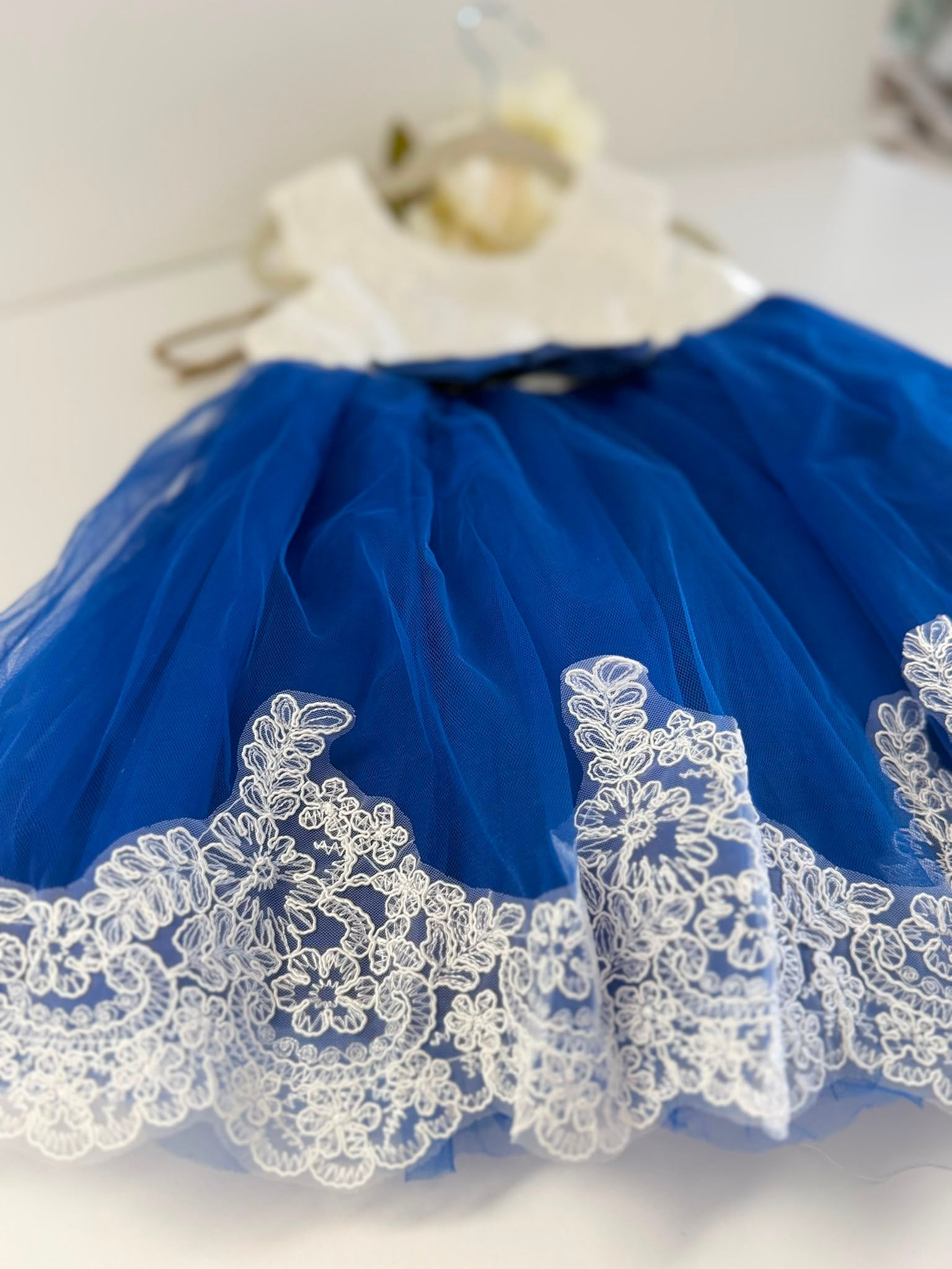 Royal Blue Girl Dress for 2-3 Yrs Old