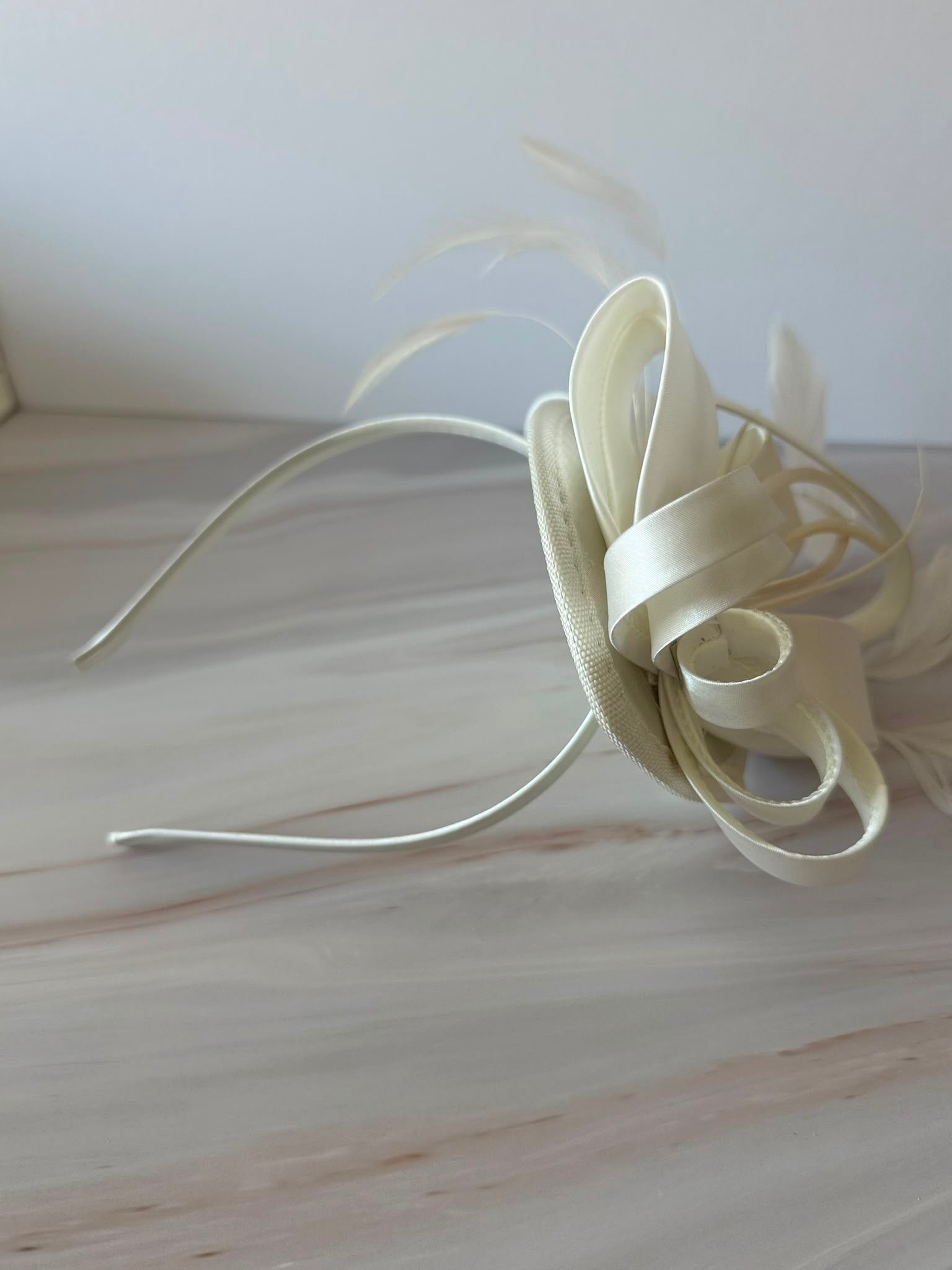 Elegant Ivory Fascinator Hat