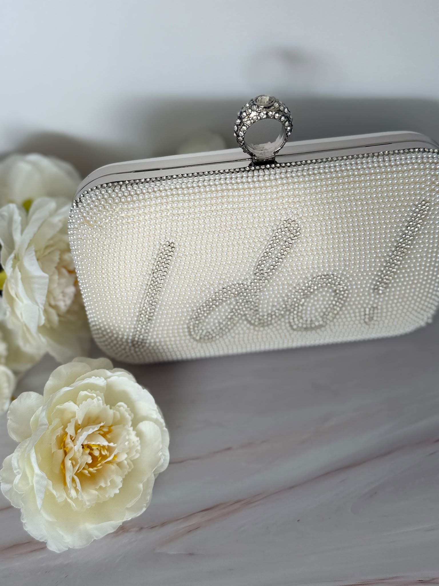 "I DO" Bridal Evening Clutch