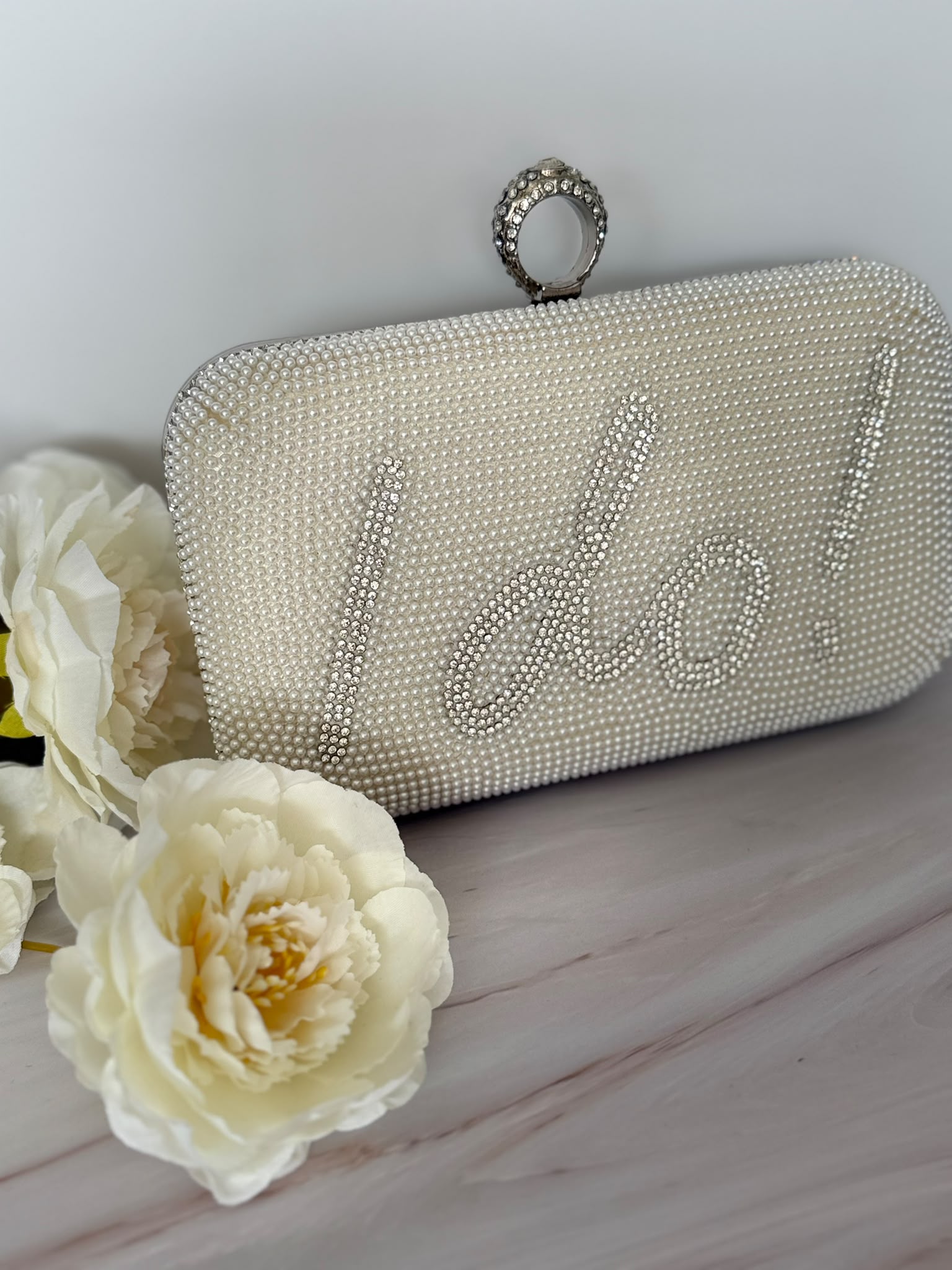 "I DO" Bridal Evening Clutch