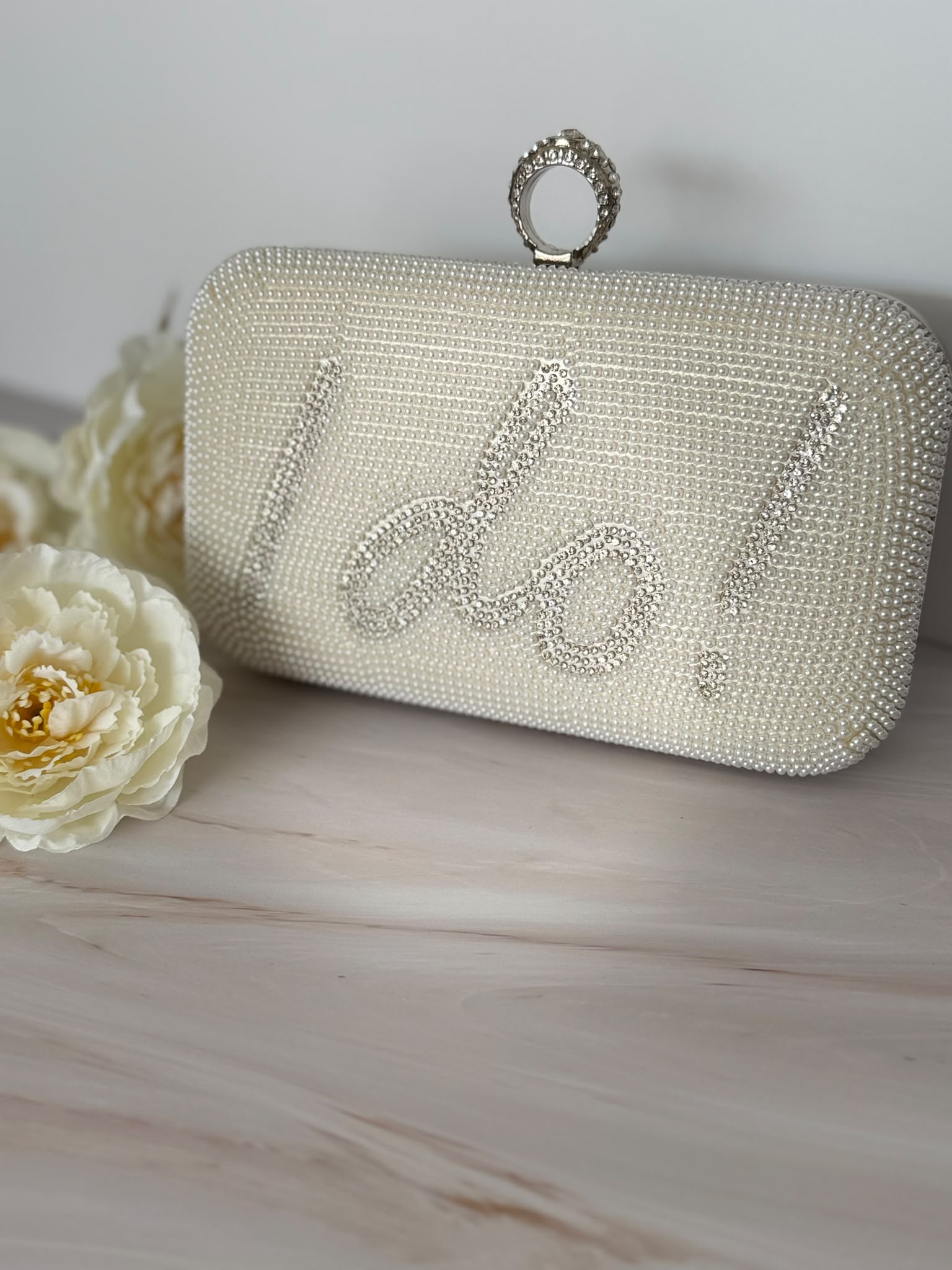 "I DO" Bridal Evening Clutch