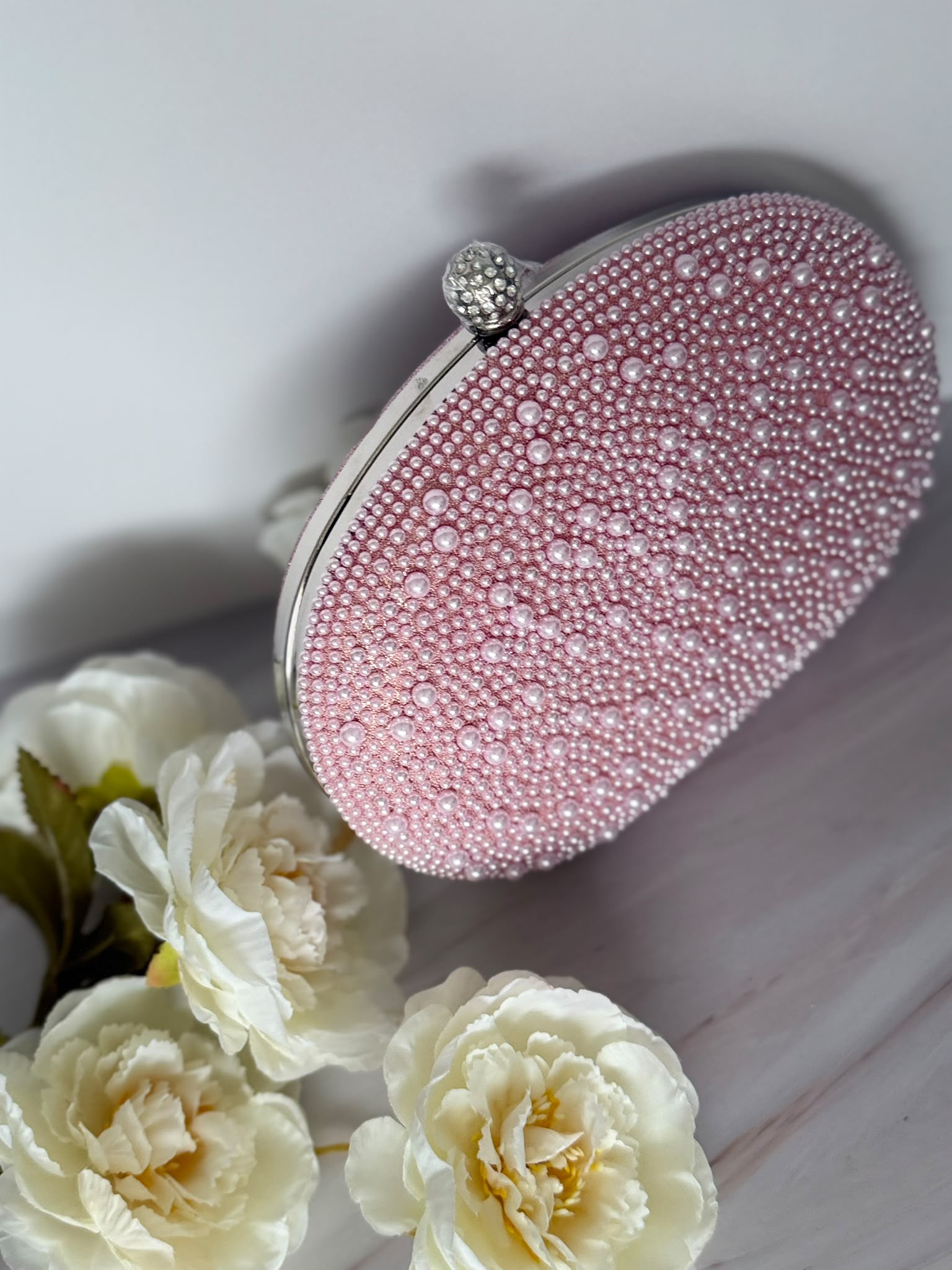 Elegant Pink Pearl Evening