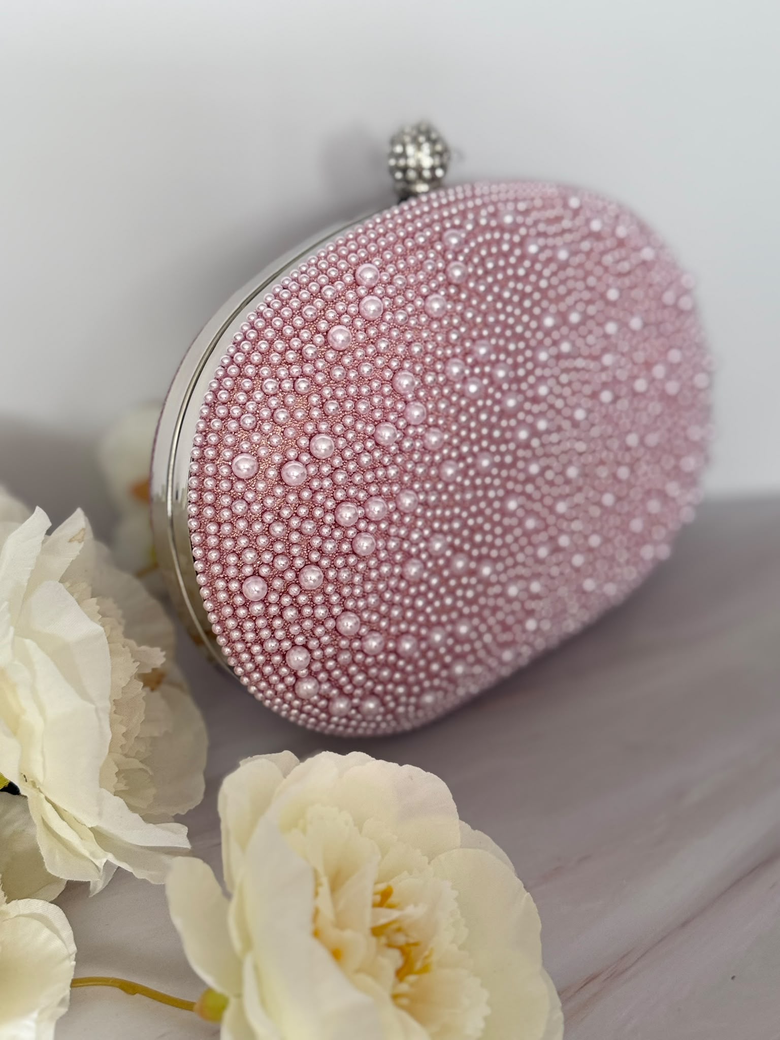 Elegant Pink Pearl Evening