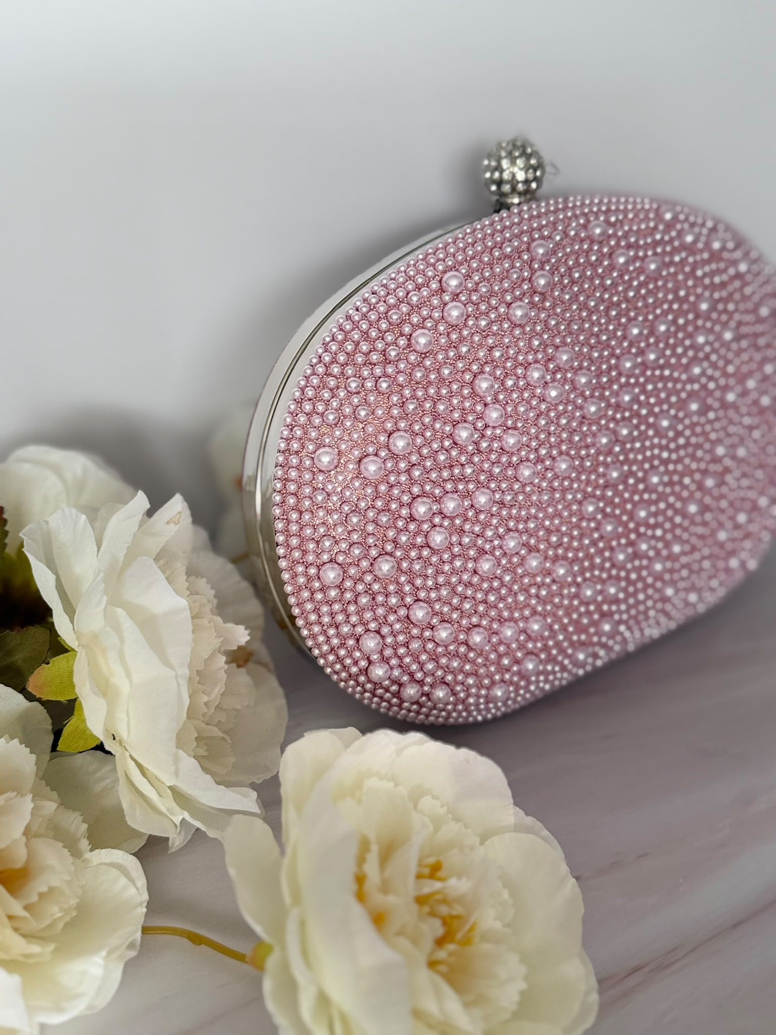 Elegant Pink Pearl Evening